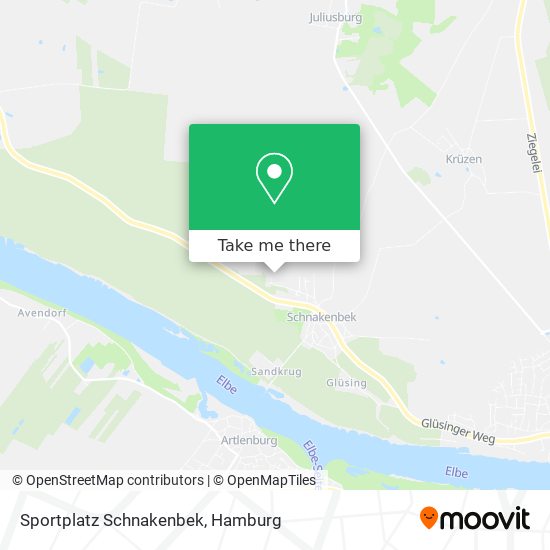 Sportplatz Schnakenbek map