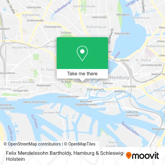 Карта Felix Mendelssohn Bartholdy