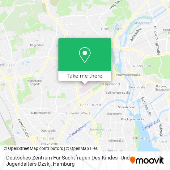 Deutsches Zentrum Für Suchtfragen Des Kindes- Und Jugendalters Dzskj map