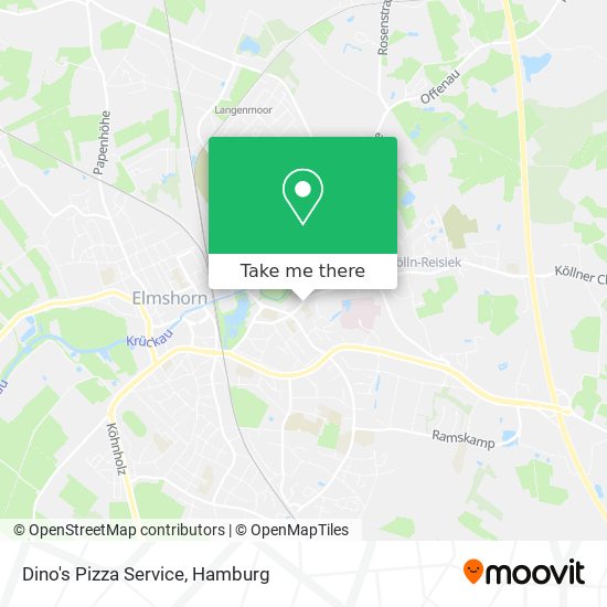 Карта Dino's Pizza Service