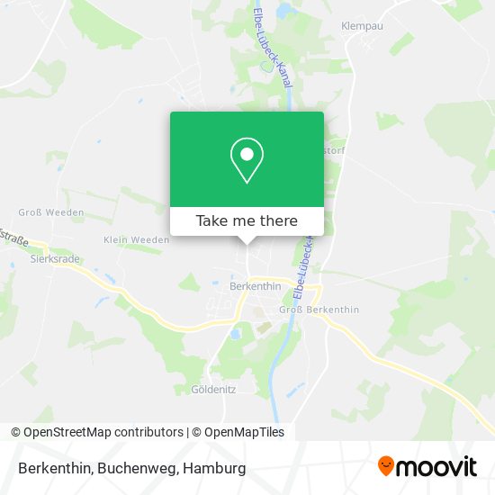 Карта Berkenthin, Buchenweg