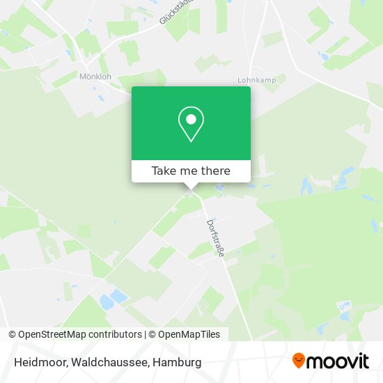 Heidmoor, Waldchaussee map
