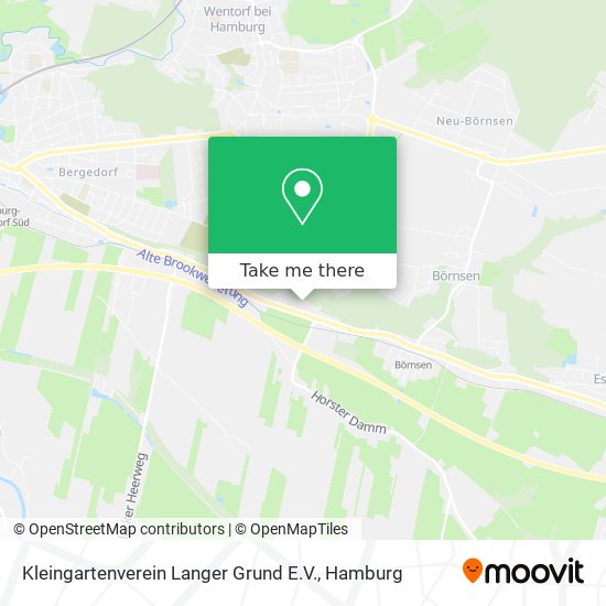 Kleingartenverein Langer Grund E.V. map