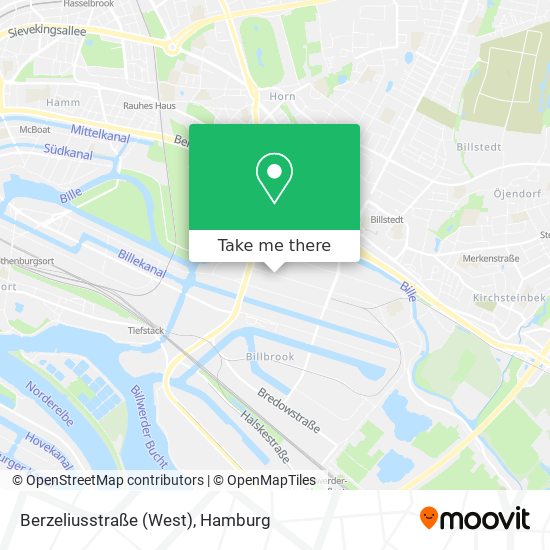 Berzeliusstraße (West) map