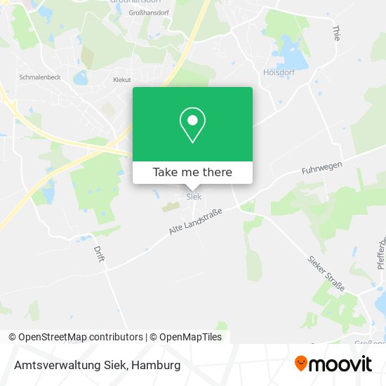 Amtsverwaltung Siek map