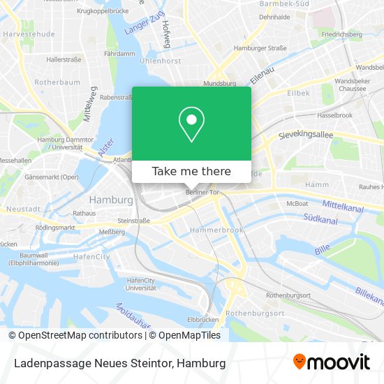 Ladenpassage Neues Steintor map