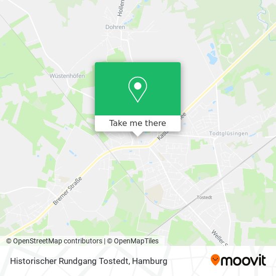 Historischer Rundgang Tostedt map