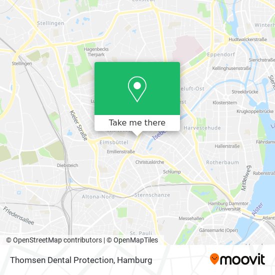 Thomsen Dental Protection map