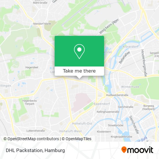 DHL Packstation map