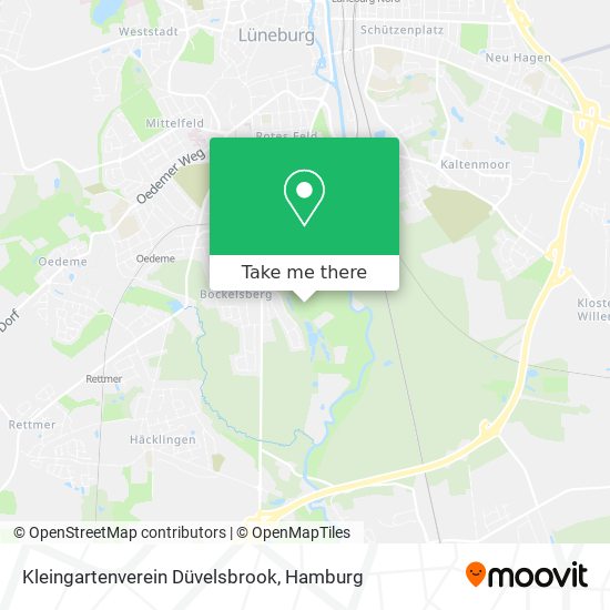 Карта Kleingartenverein Düvelsbrook