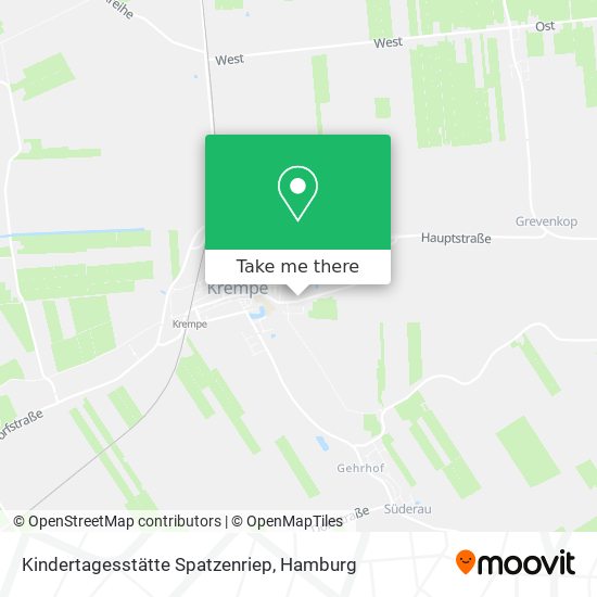 Kindertagesstätte Spatzenriep map