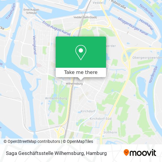 Saga Geschäftsstelle Wilhemsburg map