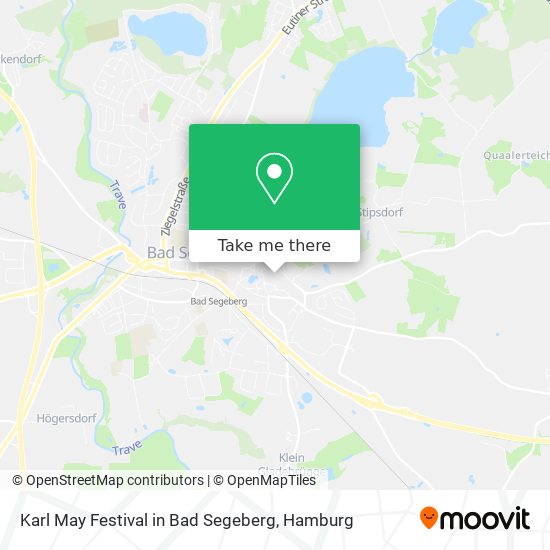 Karl May Festival in Bad Segeberg map
