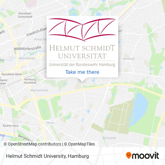 Helmut Schmidt University map