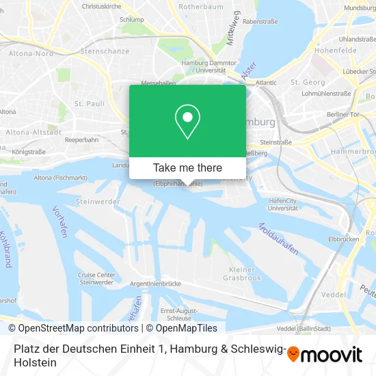 Карта Platz der Deutschen Einheit 1