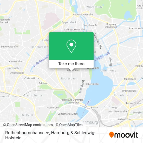 Карта Rothenbaumchaussee