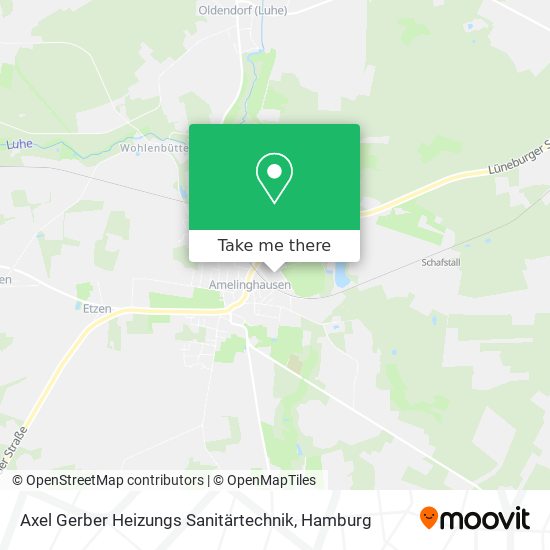 Axel Gerber Heizungs Sanitärtechnik map