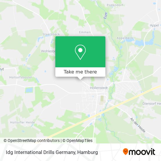 Idg International Drills Germany map