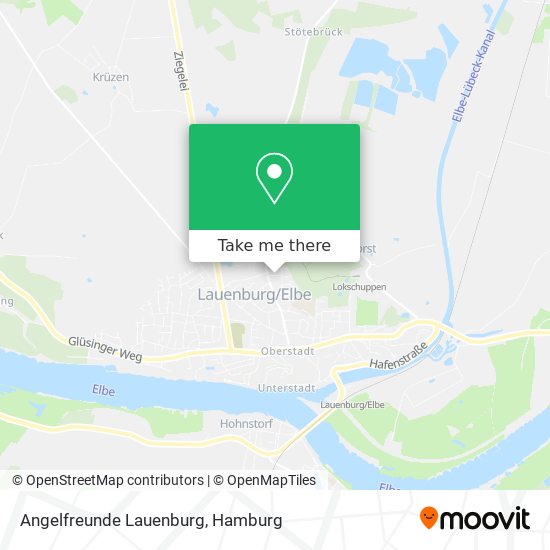 Angelfreunde Lauenburg map