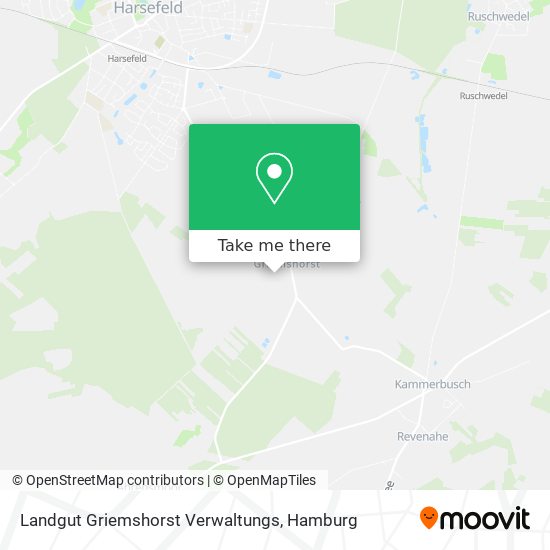 Landgut Griemshorst Verwaltungs map