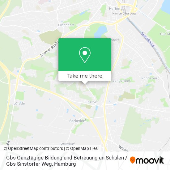 Gbs Ganztägige Bildung und Betreuung an Schulen / Gbs Sinstorfer Weg map