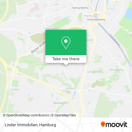 Карта Linder Immobilien