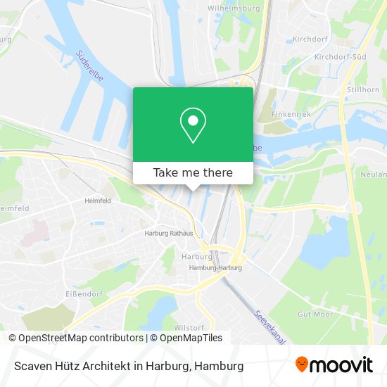 Scaven Hütz Architekt in Harburg map