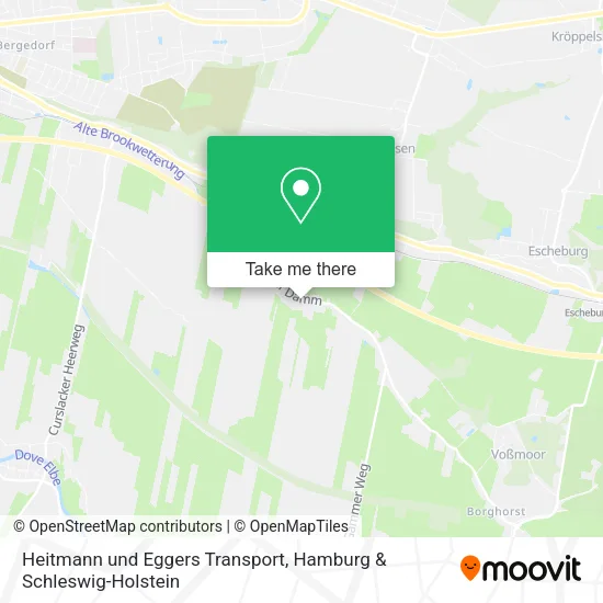 Карта Heitmann und Eggers Transport
