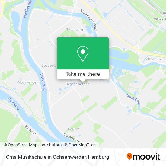 Cms Musikschule in Ochsenwerder map