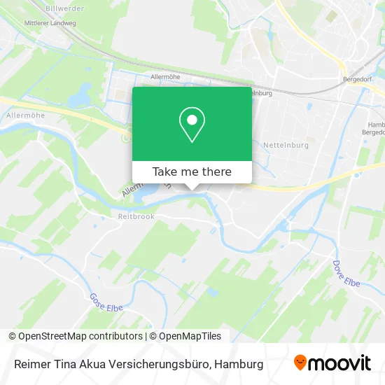 Карта Reimer Tina Akua Versicherungsbüro