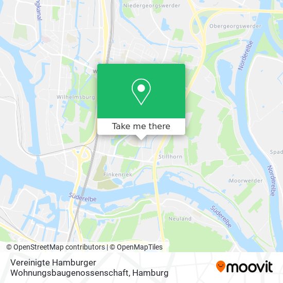 Vereinigte Hamburger Wohnungsbaugenossenschaft map