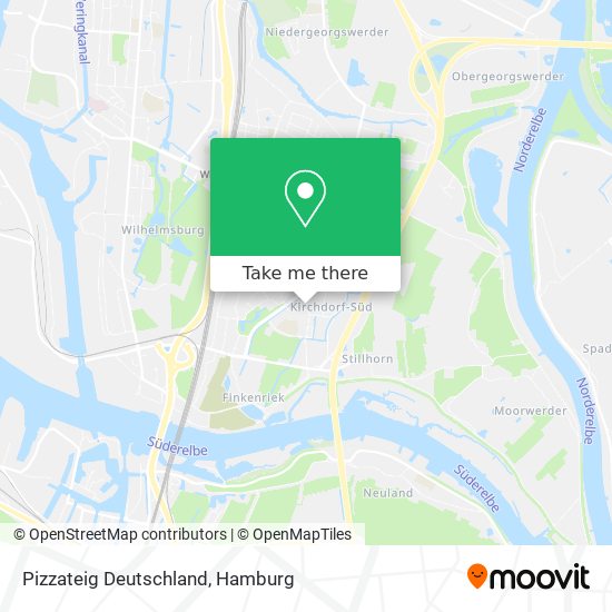 Pizzateig Deutschland map