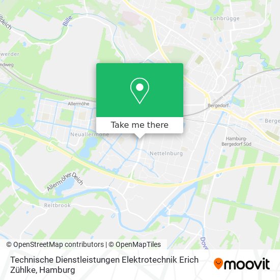 Technische Dienstleistungen Elektrotechnik Erich Zühlke map