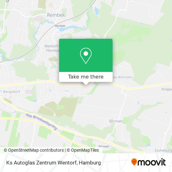 Карта Ks Autoglas Zentrum Wentorf