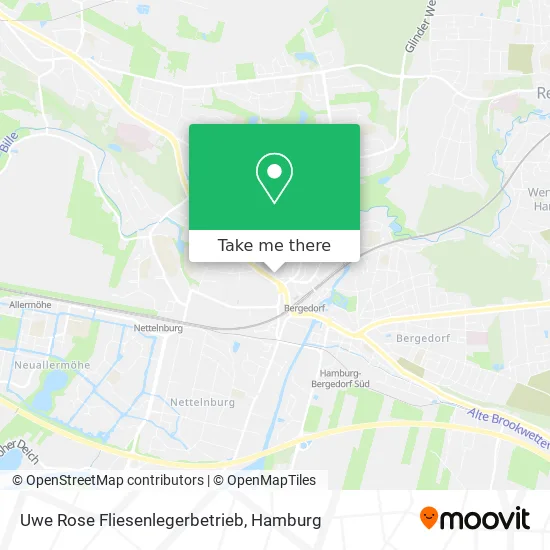 Карта Uwe Rose Fliesenlegerbetrieb