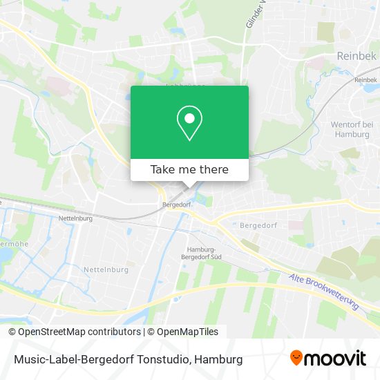 Карта Music-Label-Bergedorf Tonstudio