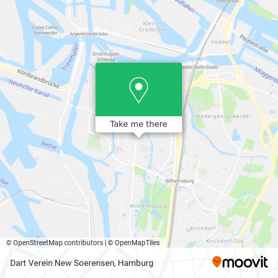 Dart Verein New Soerensen map