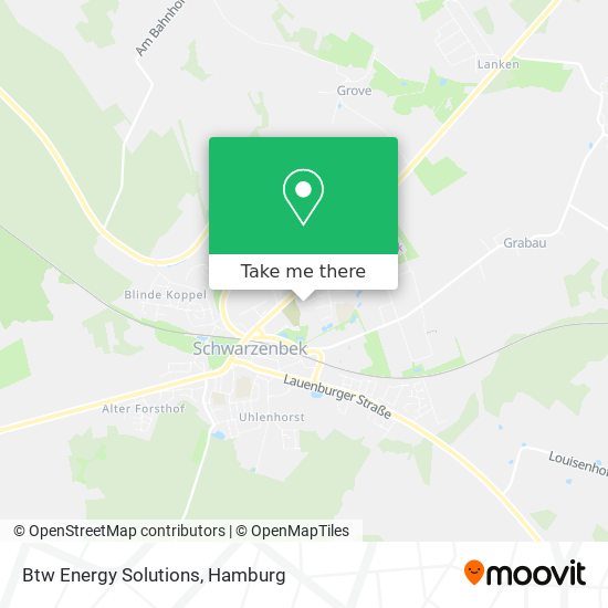 Btw Energy Solutions map