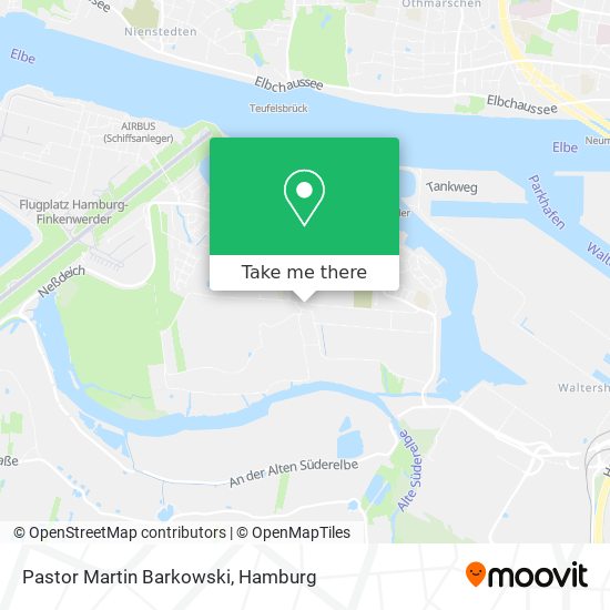 Pastor Martin Barkowski map