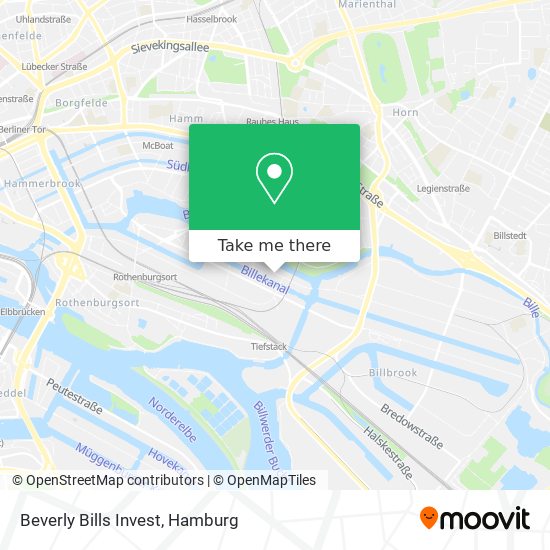 Beverly Bills Invest map