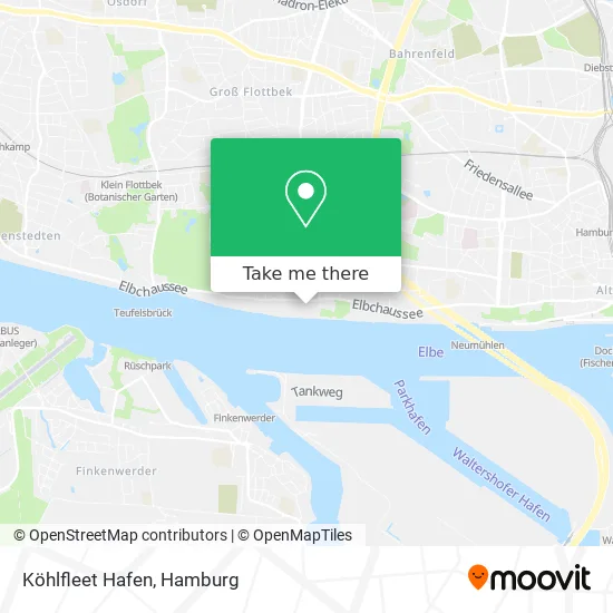 Карта Köhlfleet Hafen