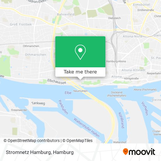 Карта Stromnetz Hamburg