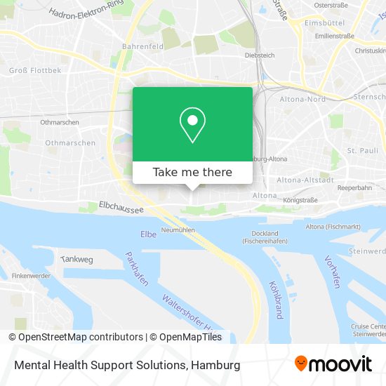 Mental Health Support Solutions map