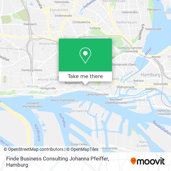 Finde Business Consulting Johanna Pfeiffer map