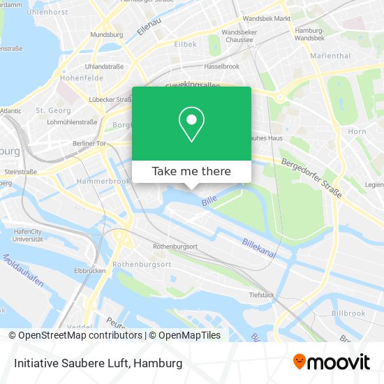 Initiative Saubere Luft map