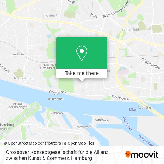 Crossover Konzeptgesellschaft für die Allianz zwischen Kunst & Commerz map