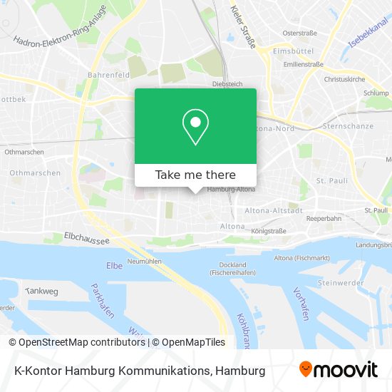 Карта K-Kontor Hamburg Kommunikations