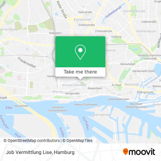 Job Vermittlung Lise map