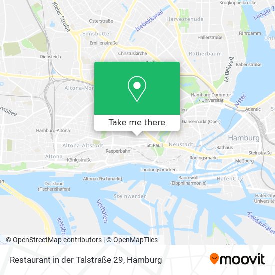 Restaurant in der Talstraße 29 map