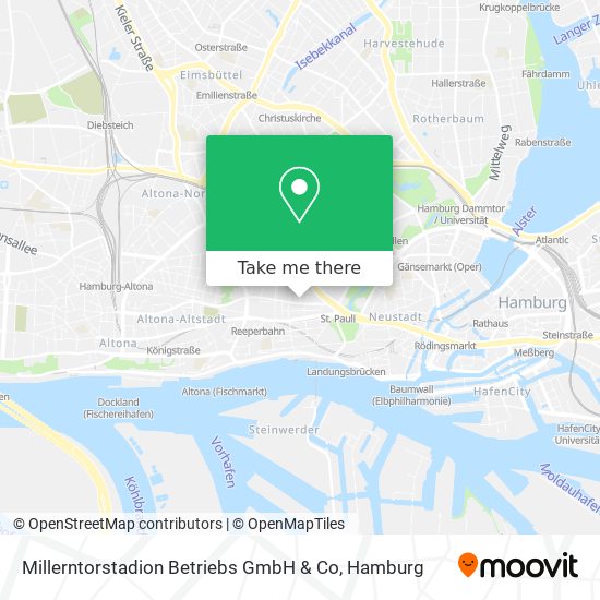 Millerntorstadion Betriebs GmbH & Co map